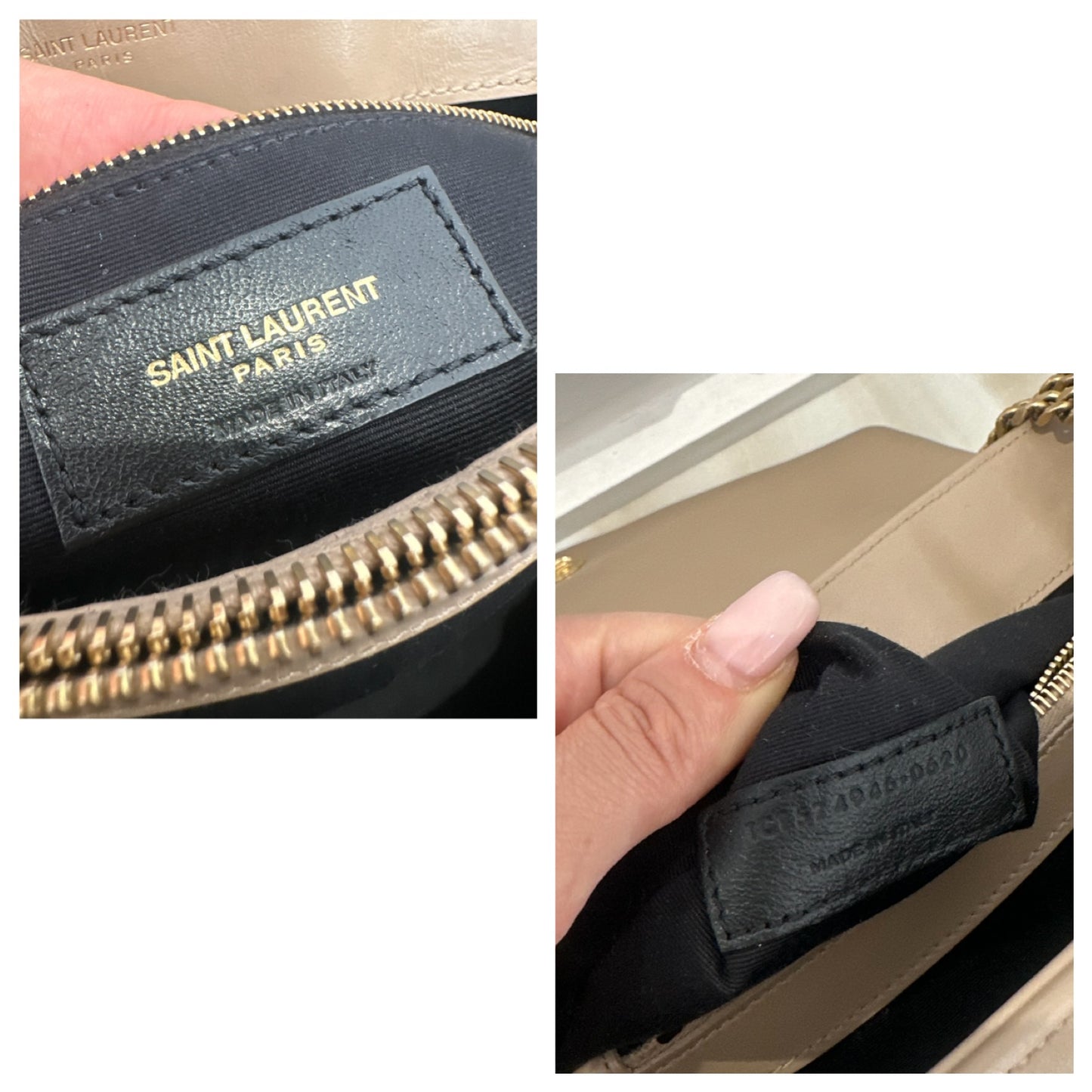 SAINT LAURENT beige
Loulou leather handbag