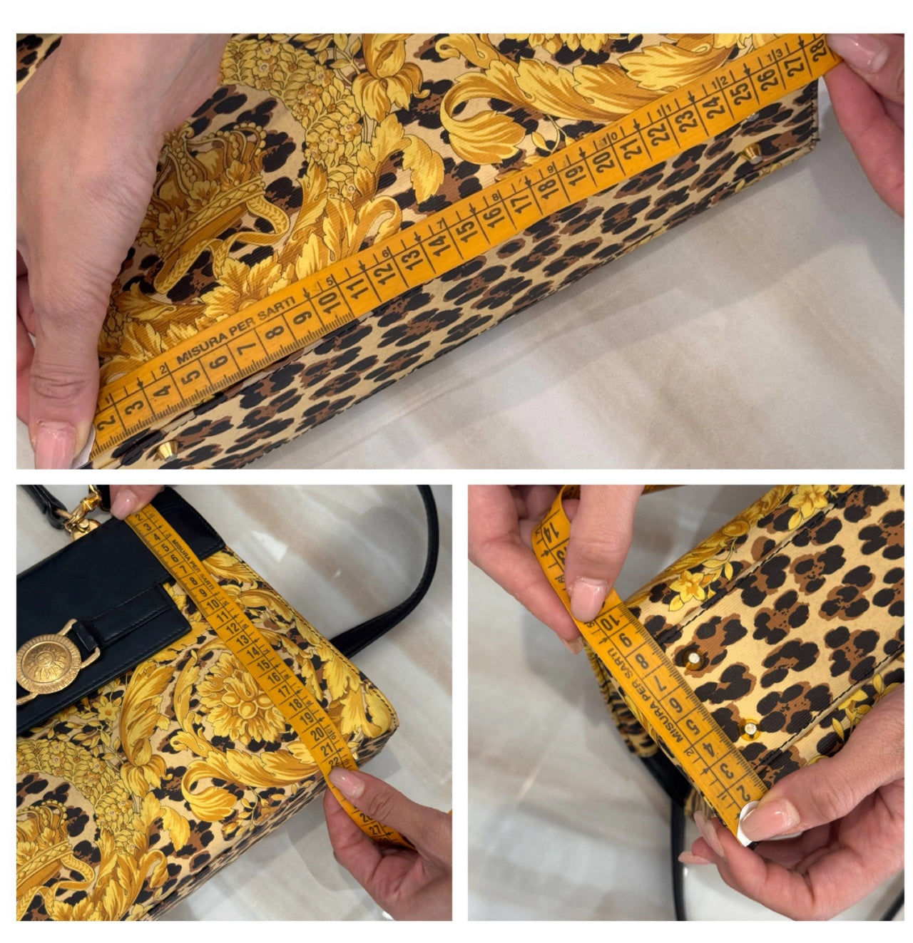 Rare vintage iconic medusa baroque Gianni Versace 2way Kelly bag