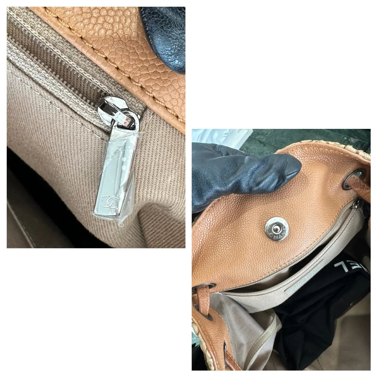 Chanel Coco Cabas leather tote