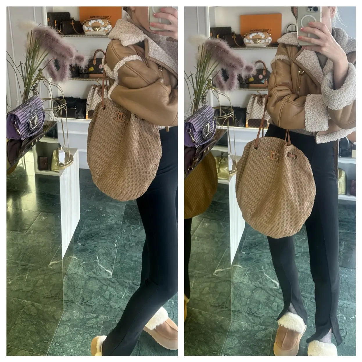 Chanel Coco Cabas leather tote