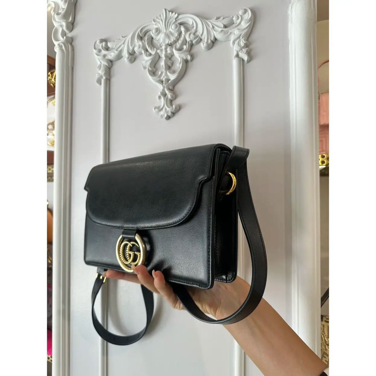 Arli leather crossbody bag