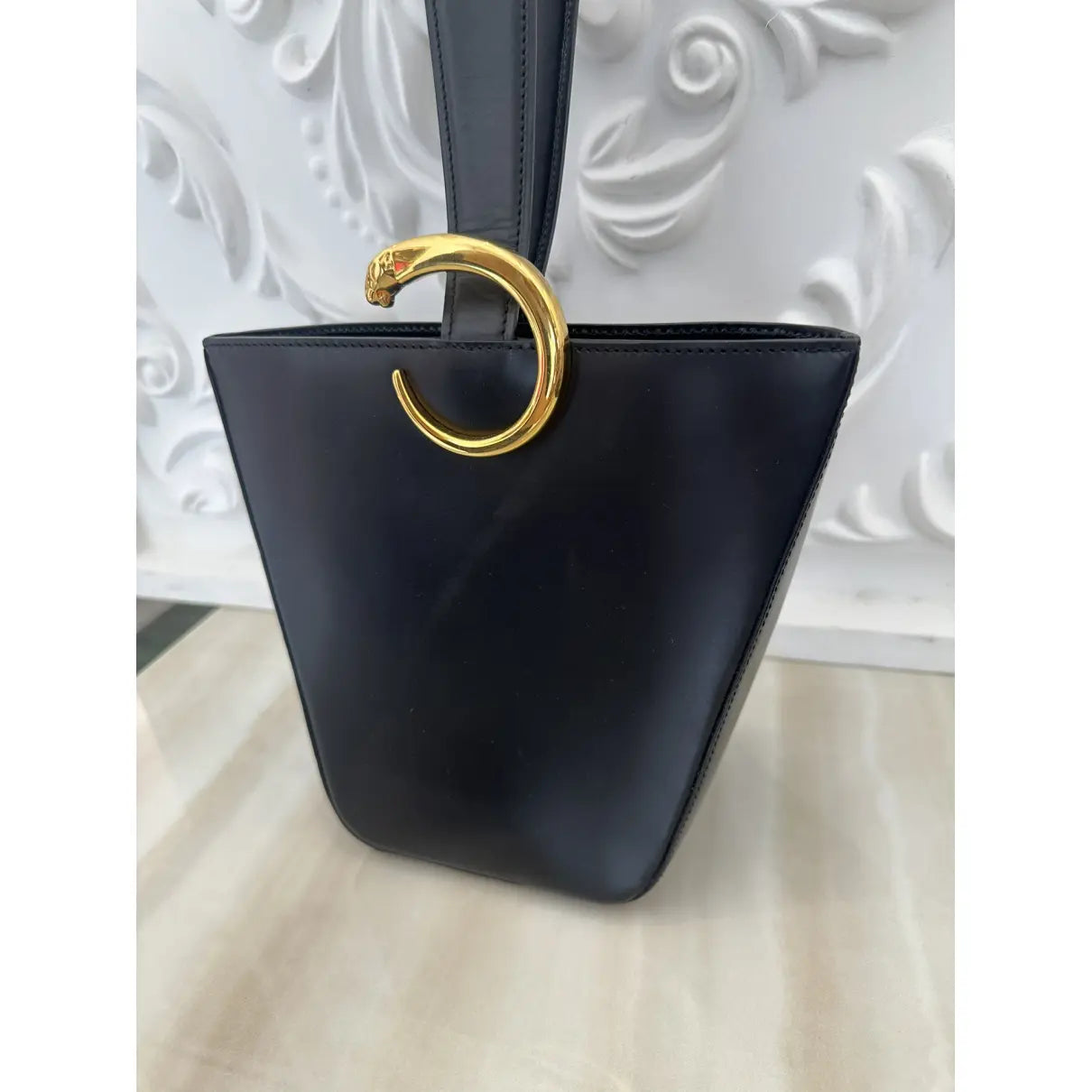 Cartier Panthère leather handbag