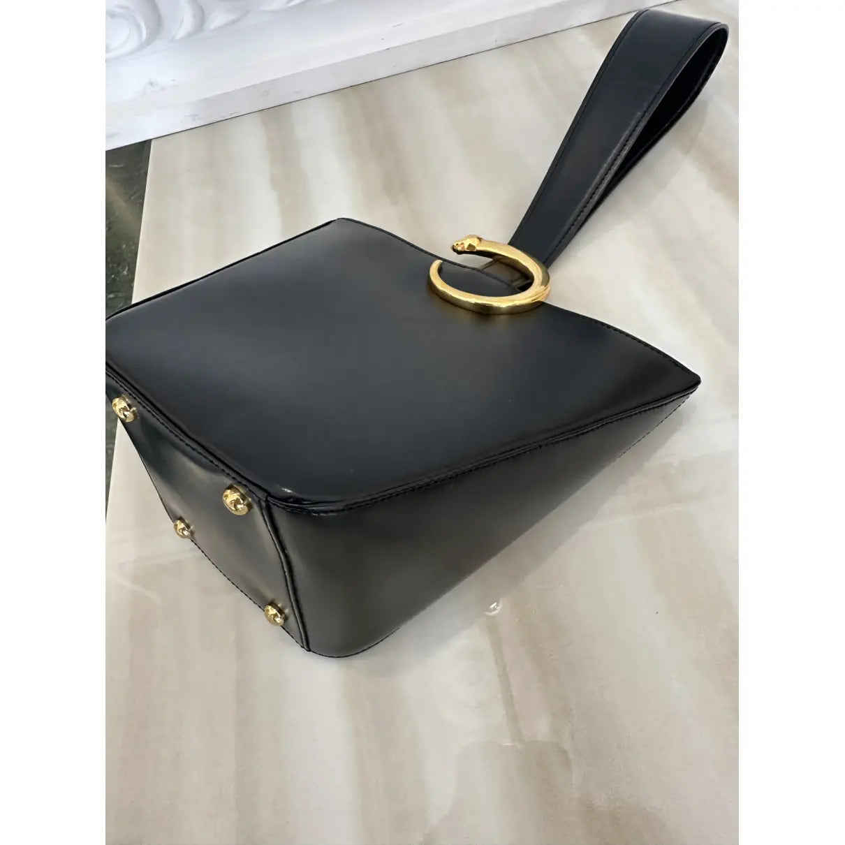 Cartier Panthère leather handbag