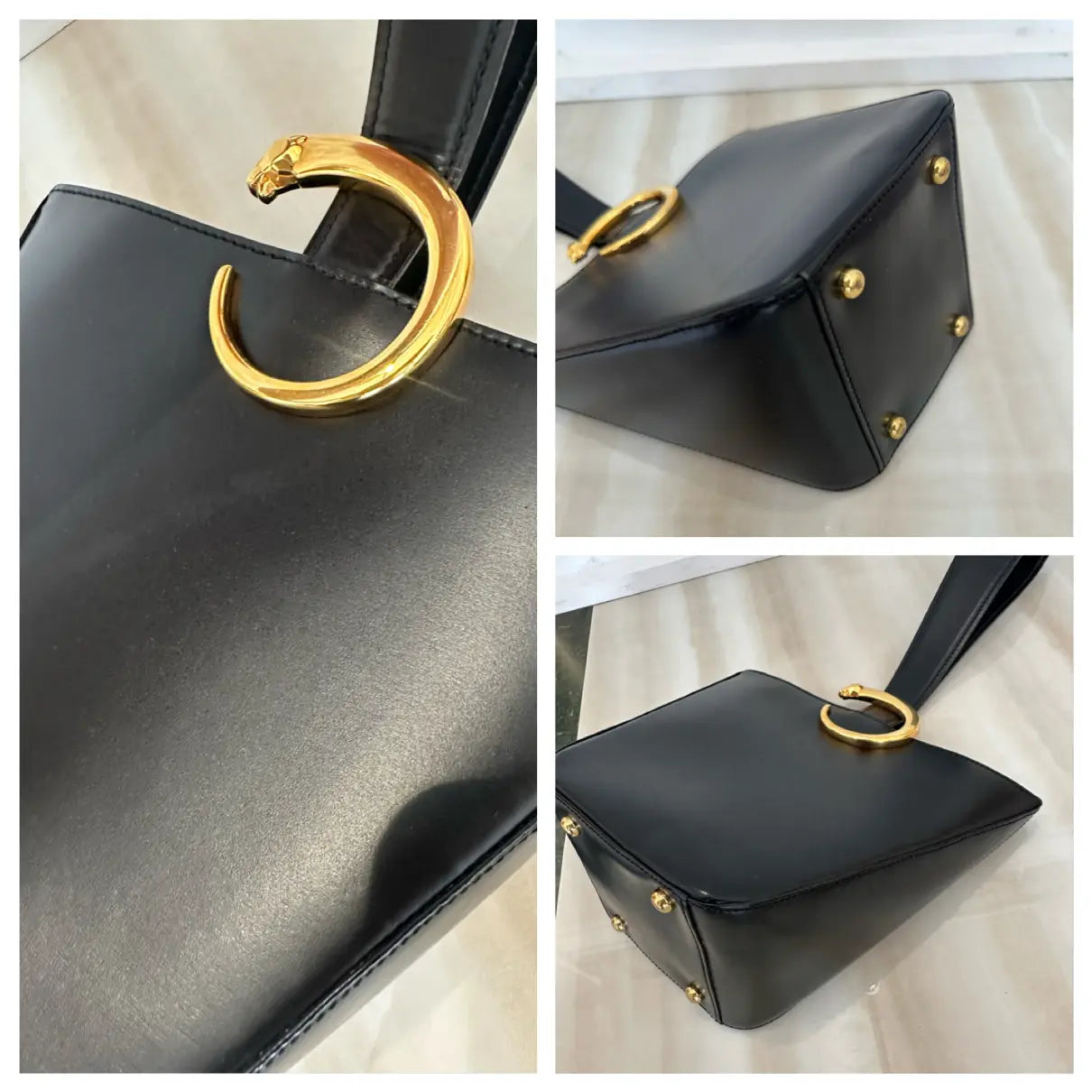 Cartier Panthère leather handbag