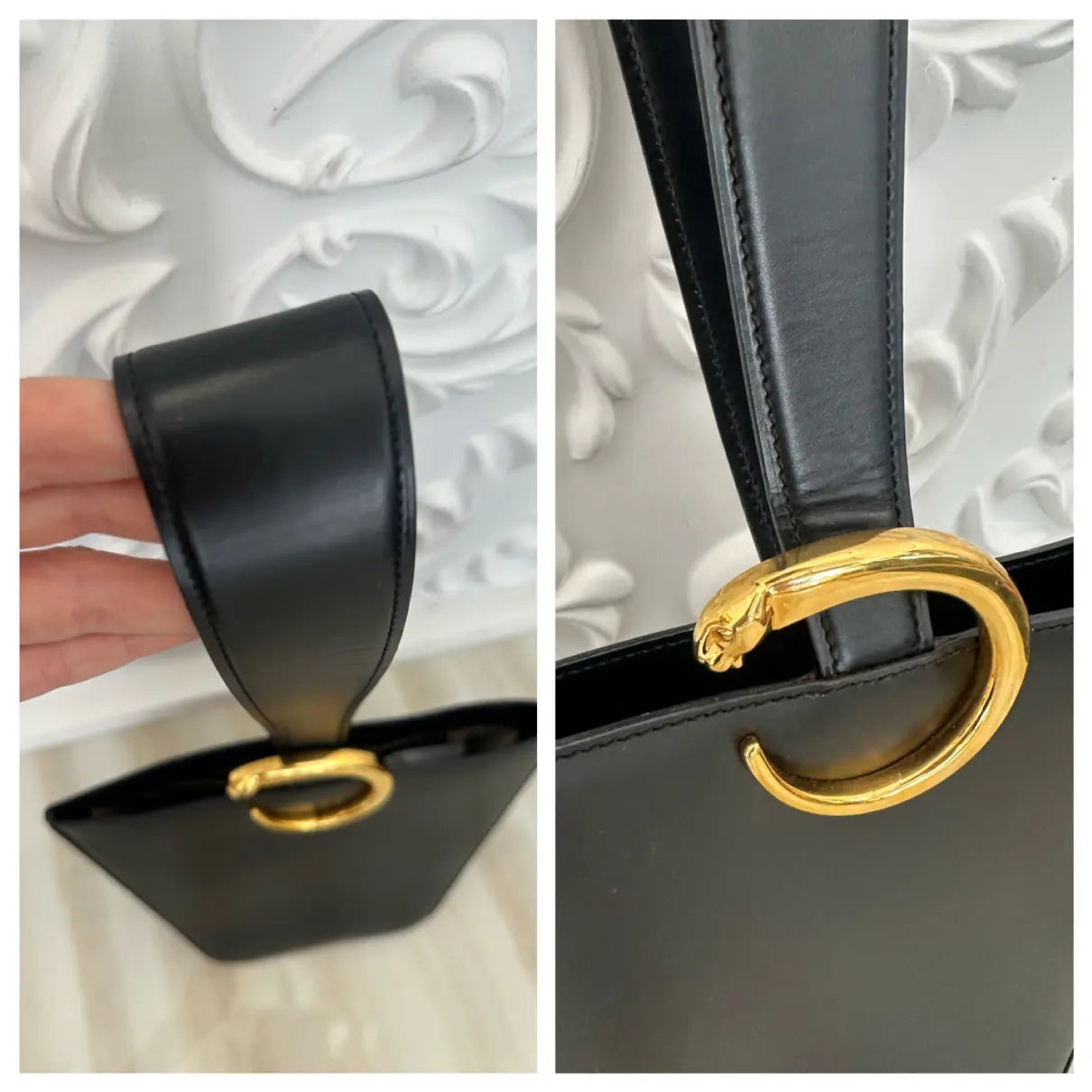 Cartier Panthère leather handbag