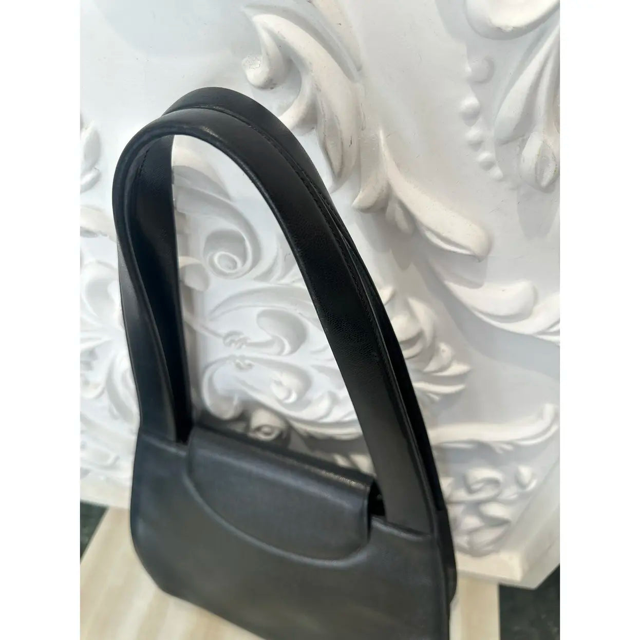 Panthère leather handbag