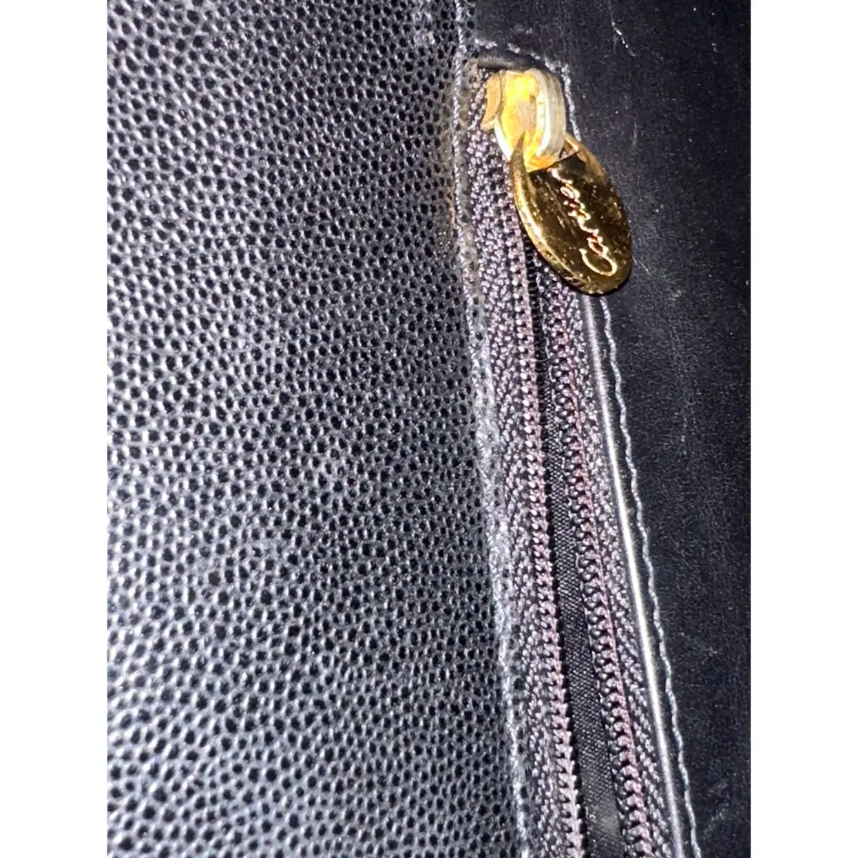 Panthère leather handbag