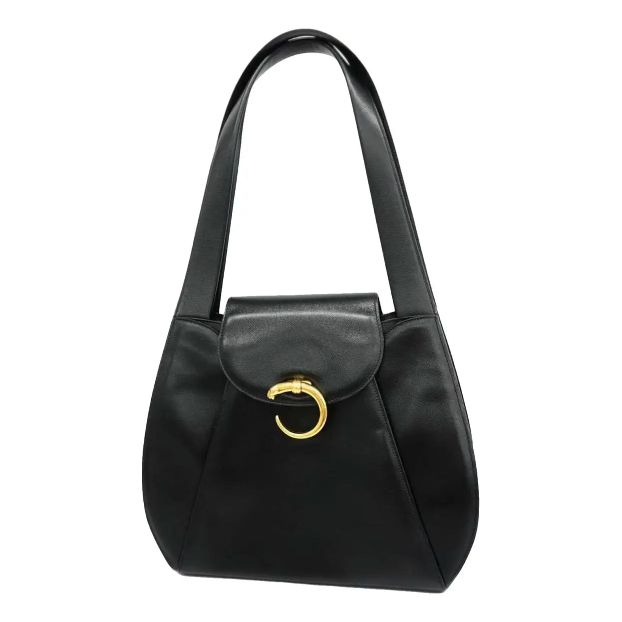 Panthère leather handbag