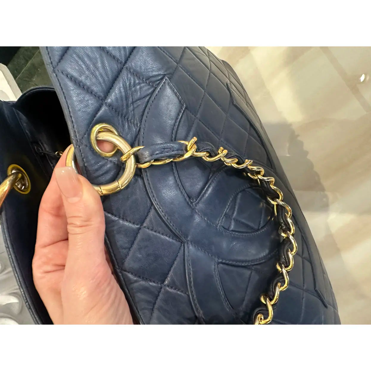 Chanel Grand shopping leather tote