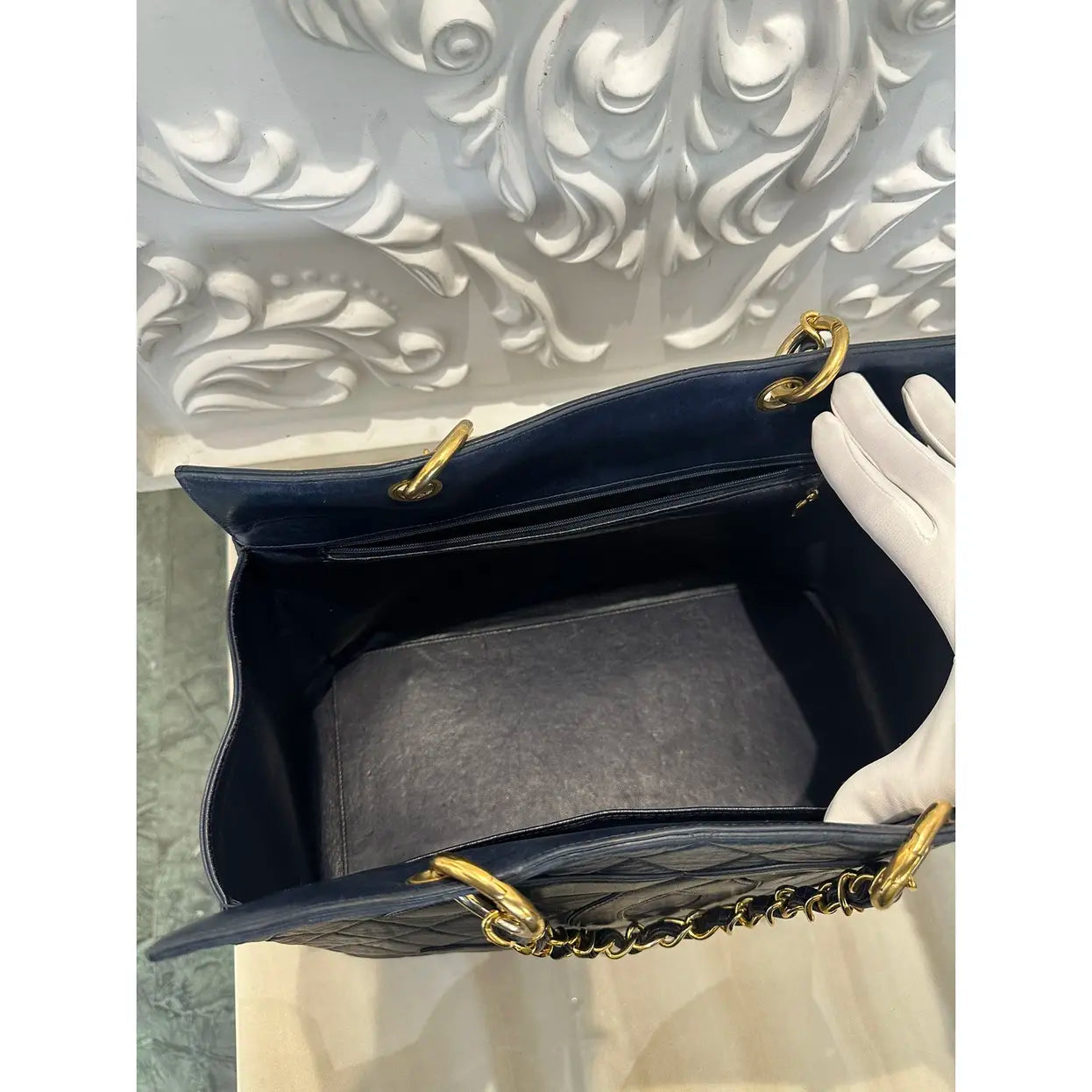 Chanel Grand shopping leather tote