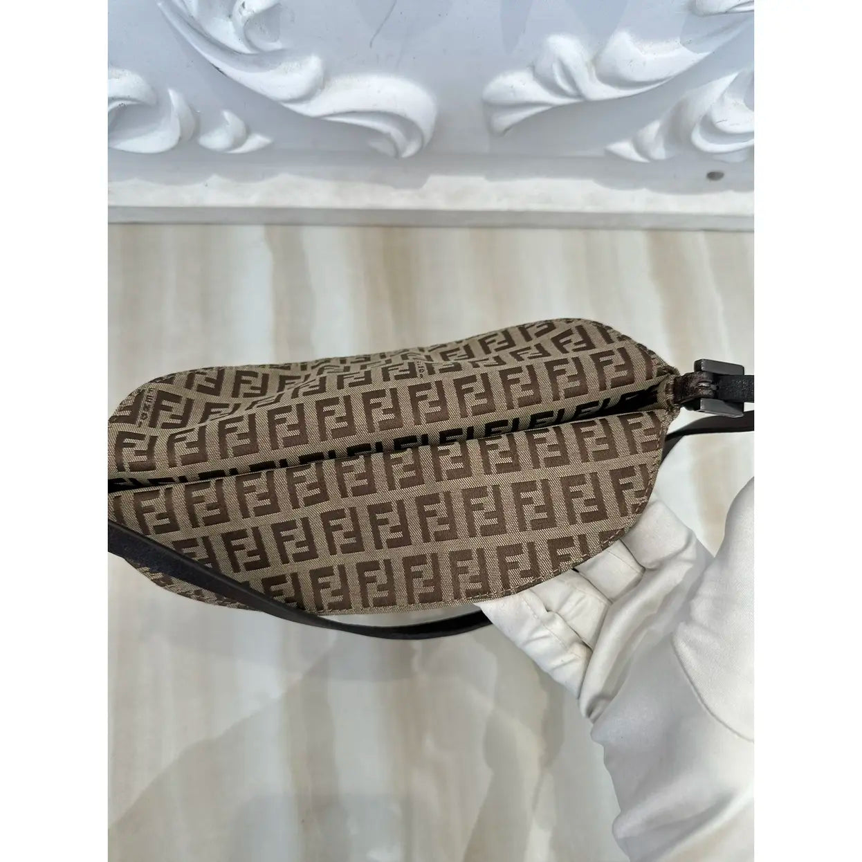 Fendi Baguette cloth handbag
