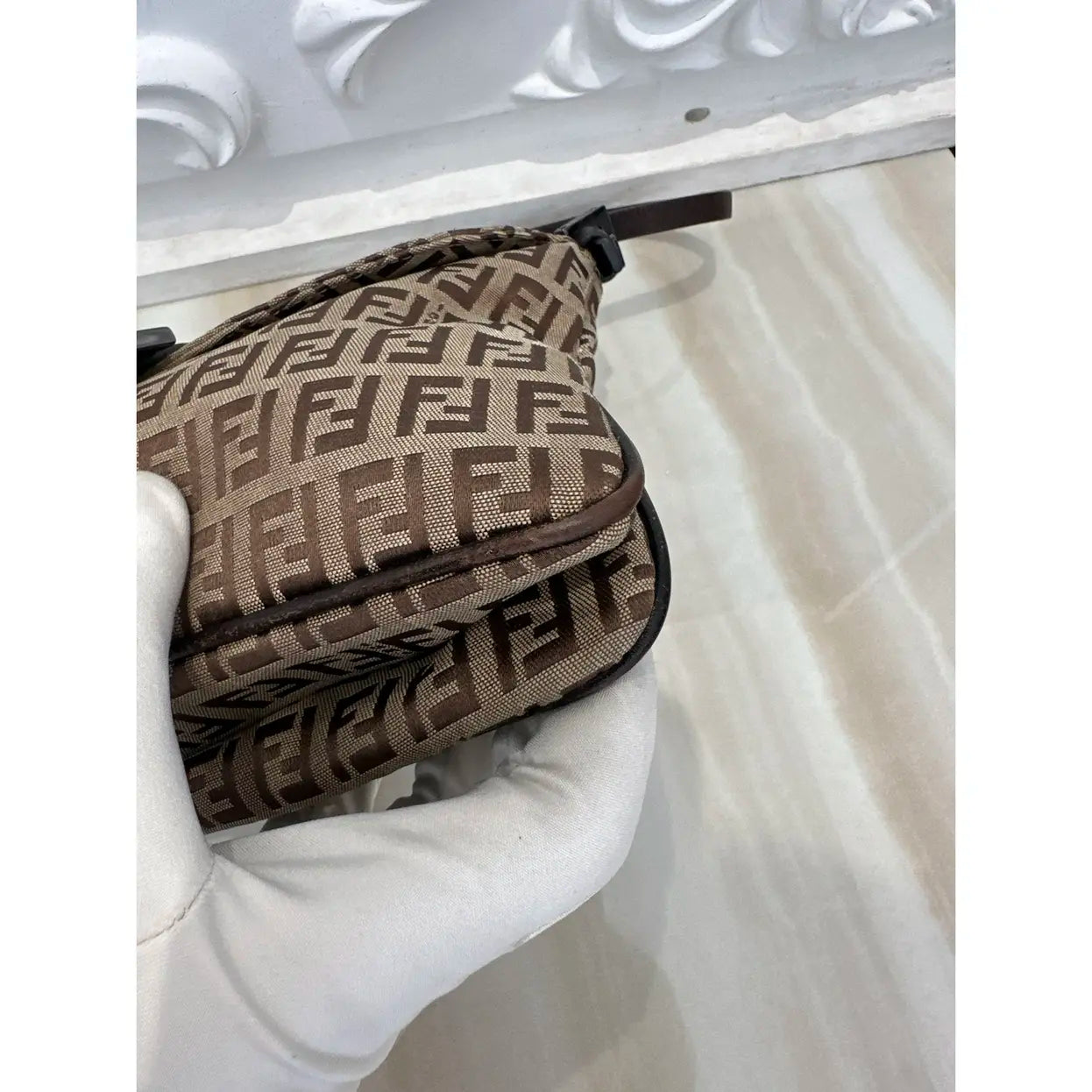 Fendi Baguette cloth handbag