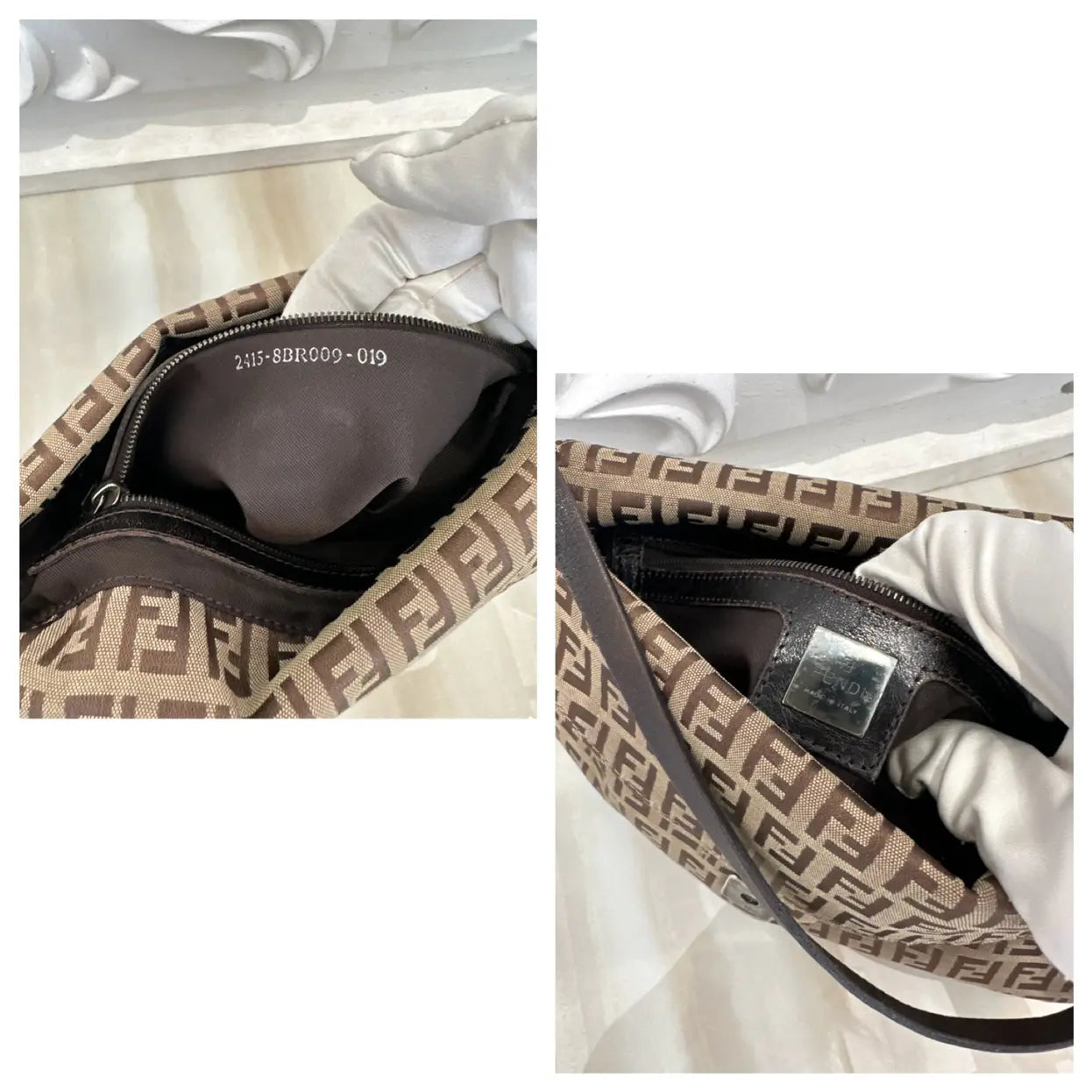 Fendi Baguette cloth handbag