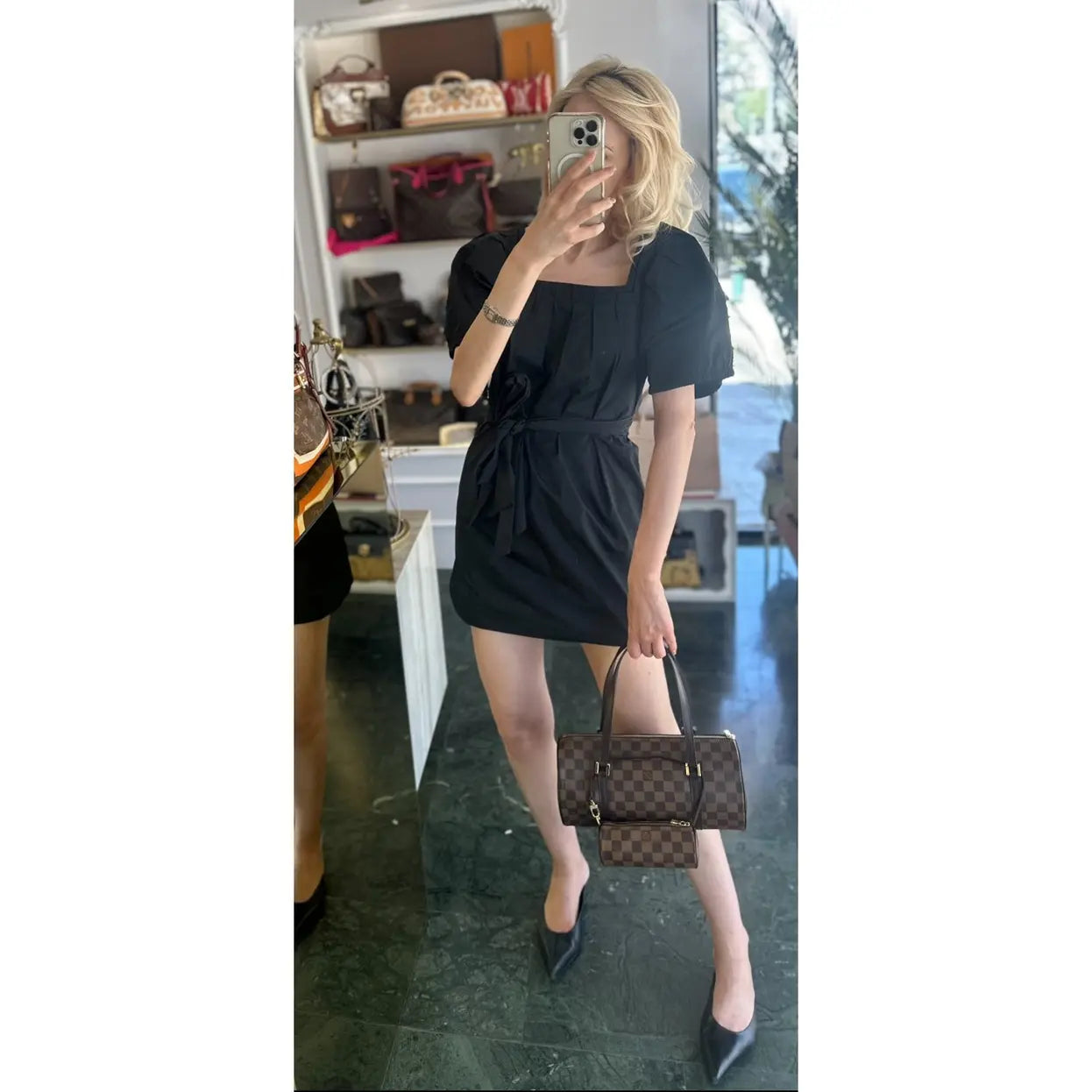 Papillon cloth handbag