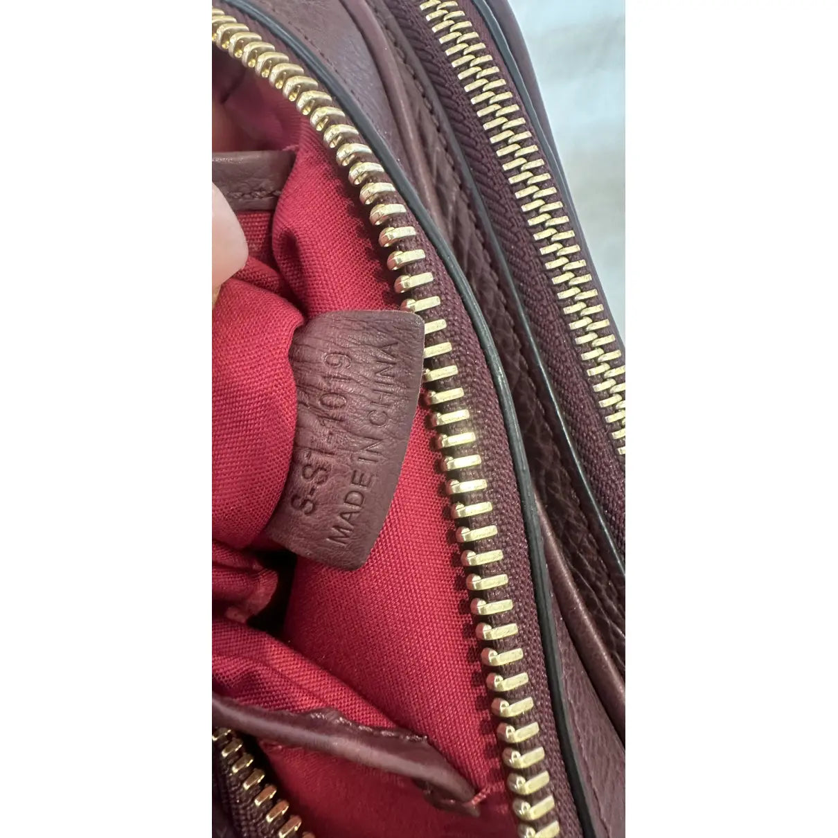 Celine Triomphe Maillon cloth crossbody bag