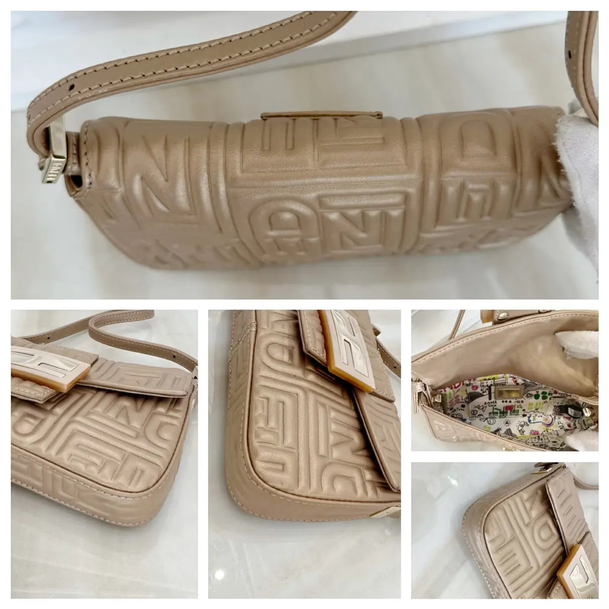 Fendi Baguette 1997 Re-Edition leather handbag