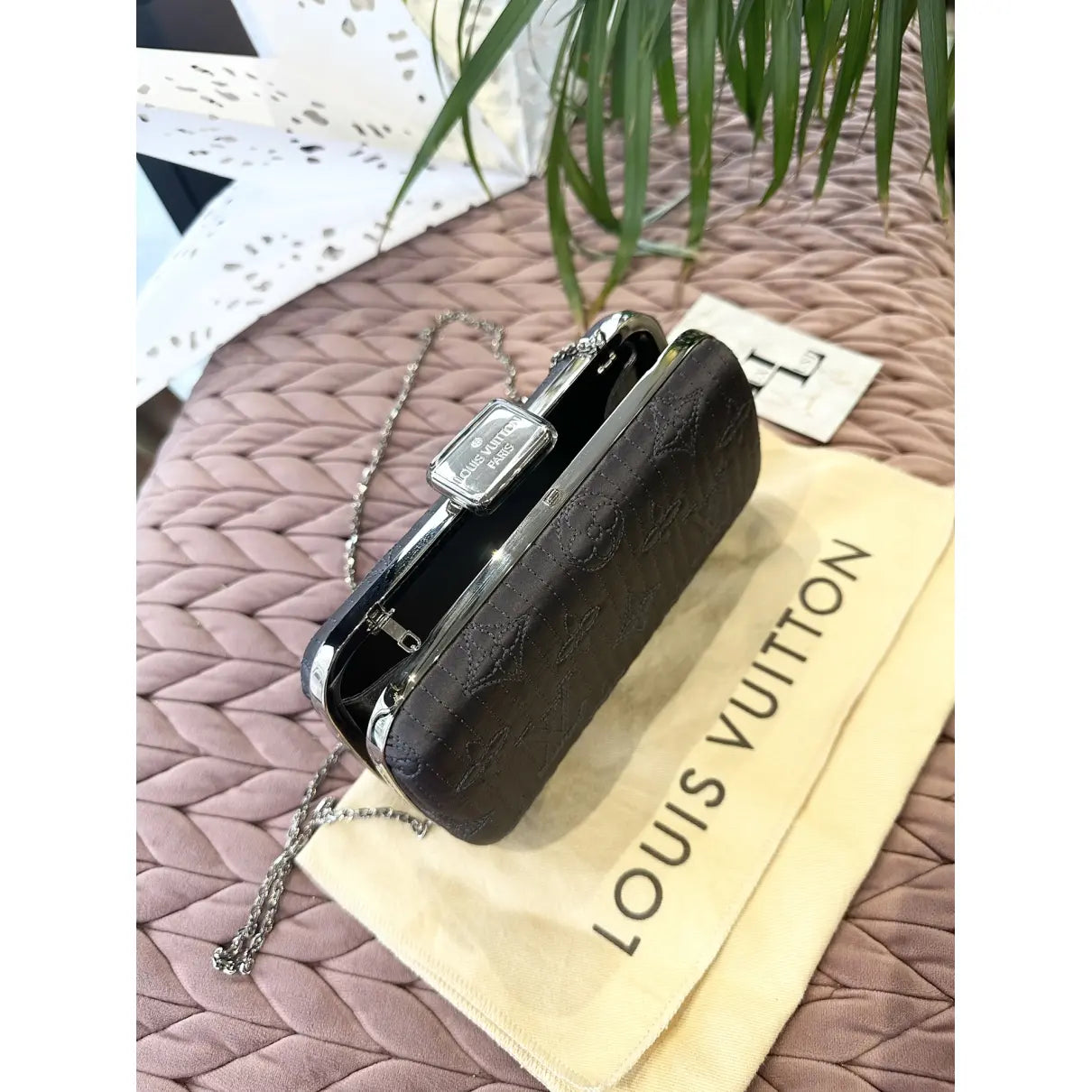 Louis Vuitton Motard silk mini bag