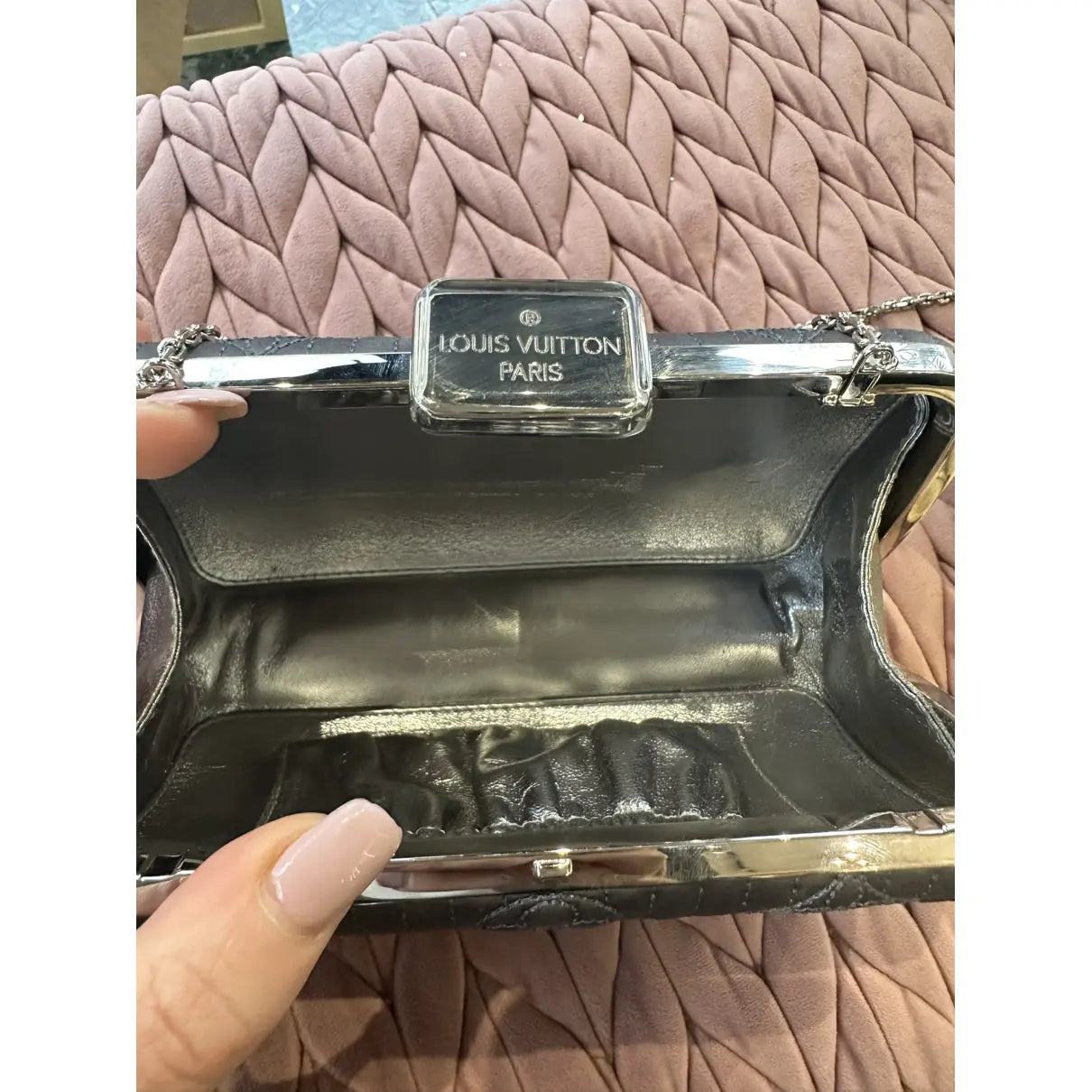 Louis Vuitton Motard silk mini bag
