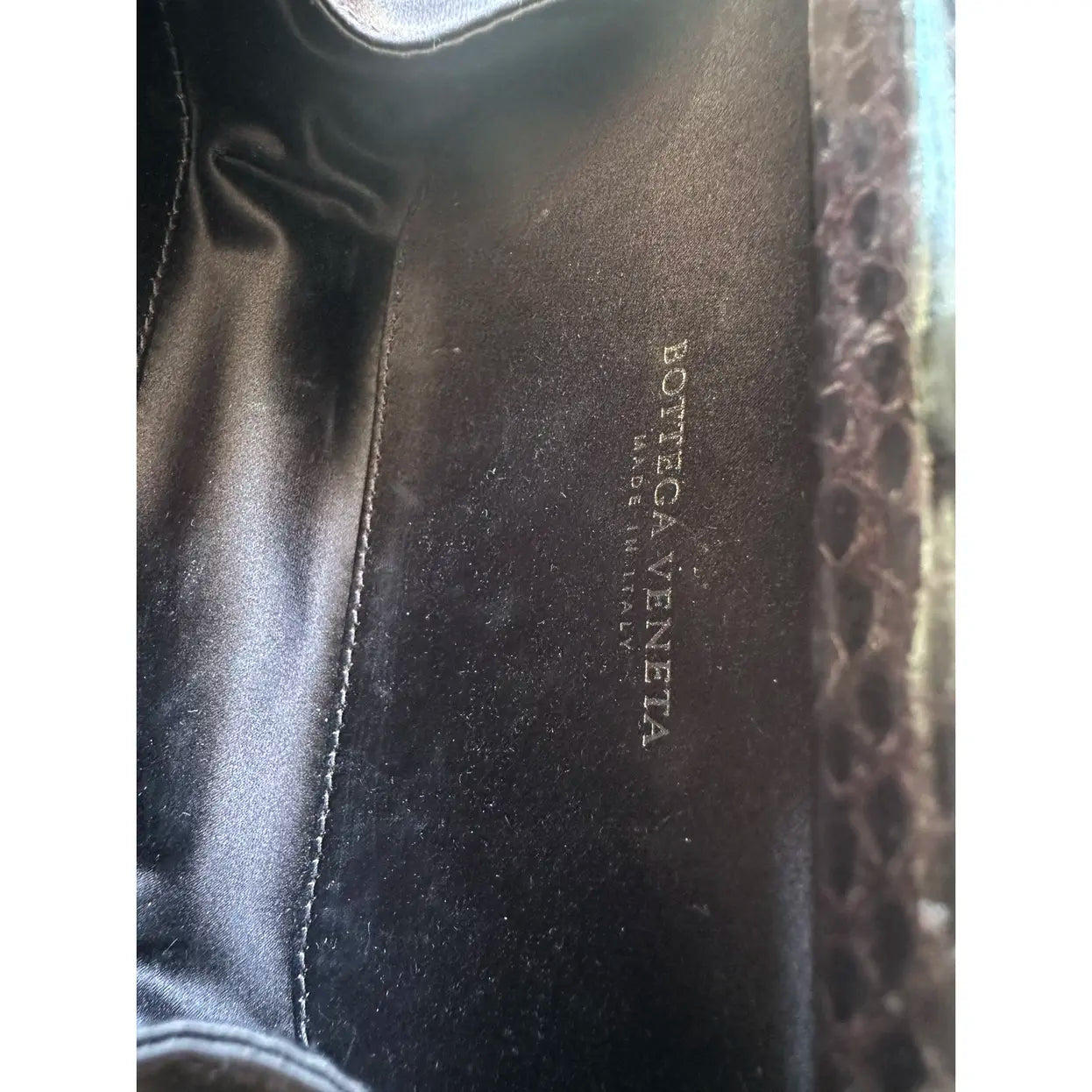 Bottega Veneta Pochette Knot silk clutch bag