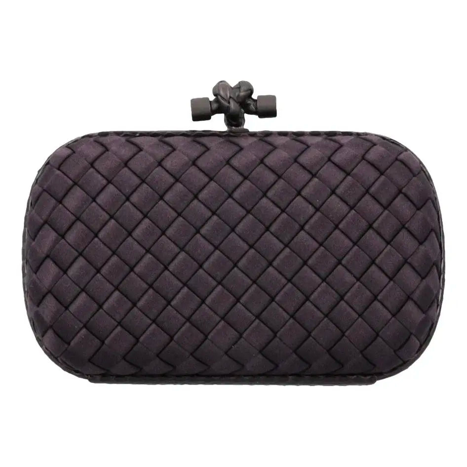 Bottega Veneta Pochette Knot silk clutch bag