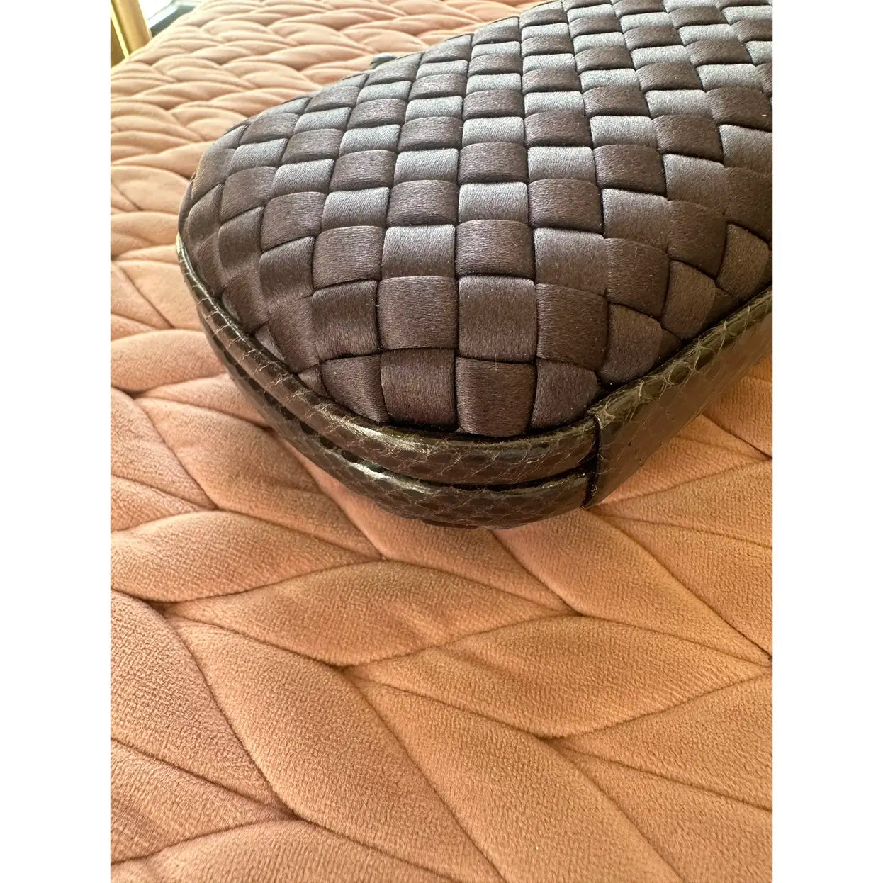 Bottega Veneta Pochette Knot silk clutch bag