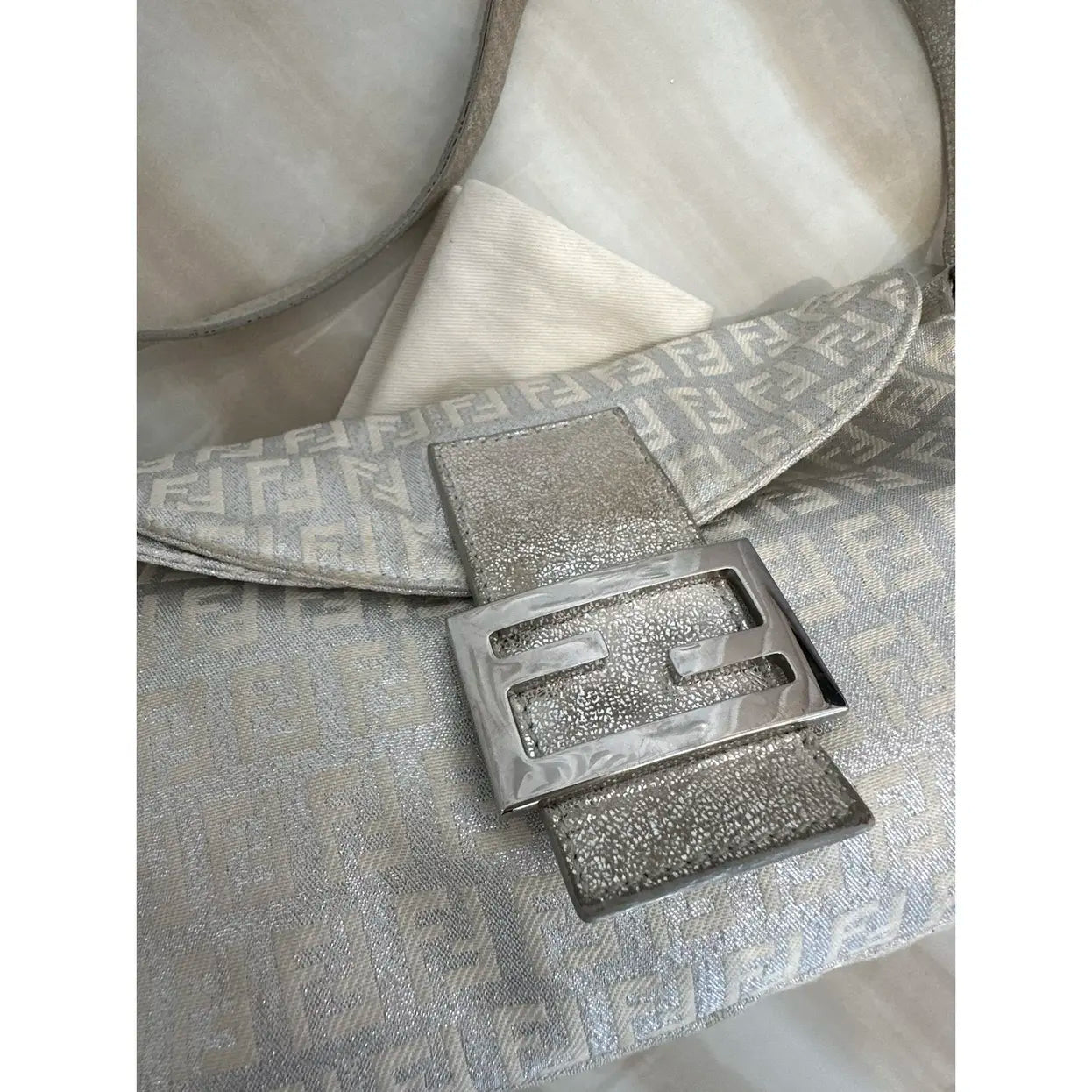 Fendi Baguette cloth handbag
