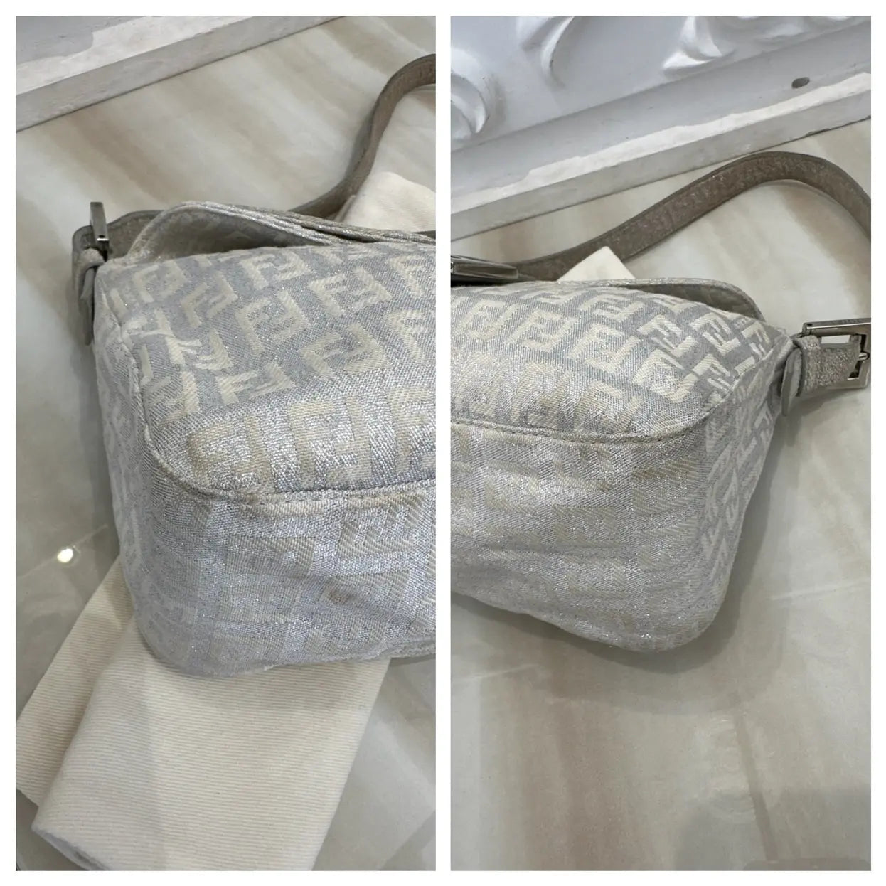 Fendi Baguette cloth handbag