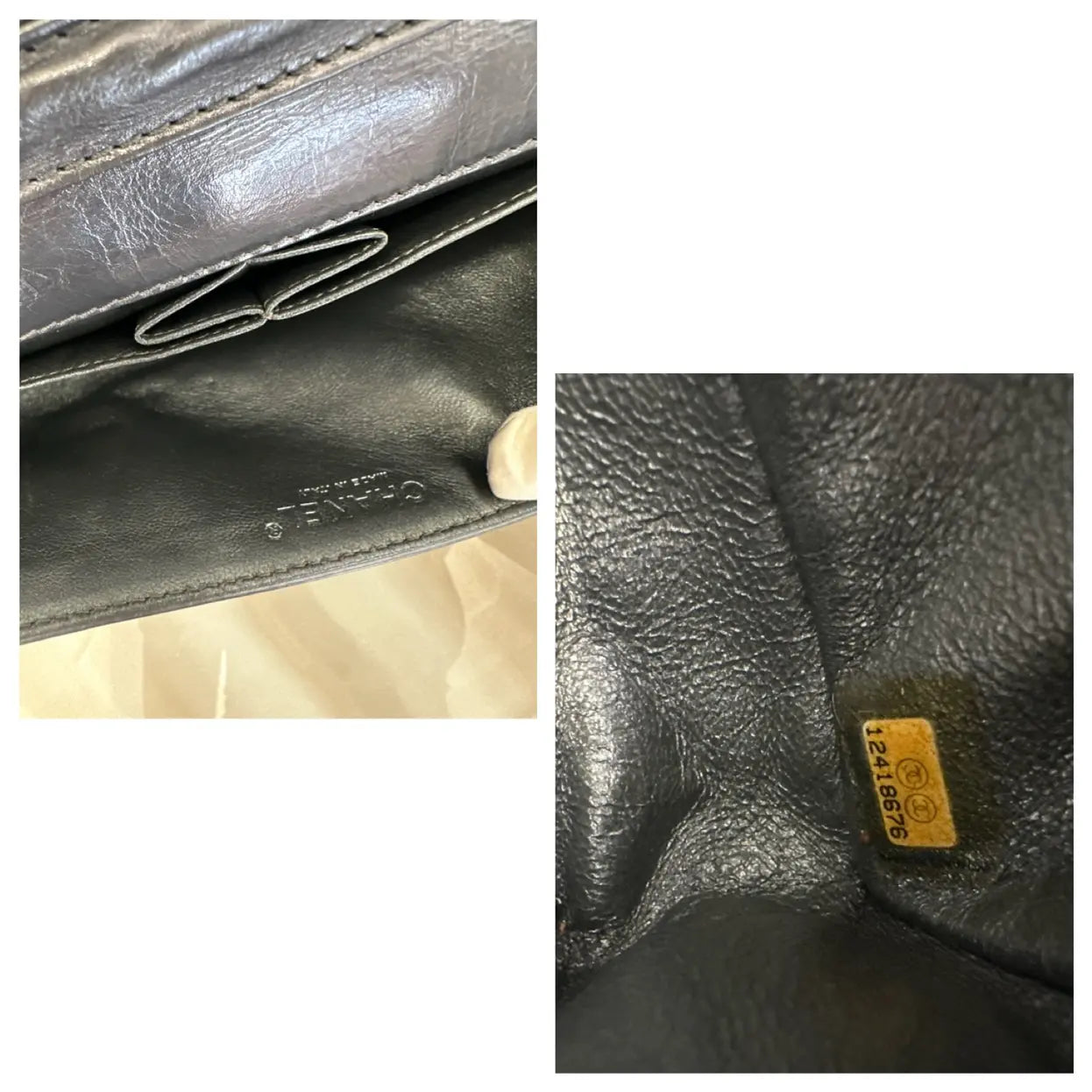 2.55 Long leather handbag