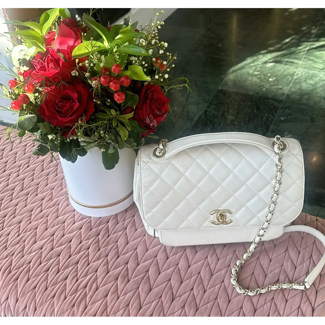 Chanel Coco Handle leather crossbody bag