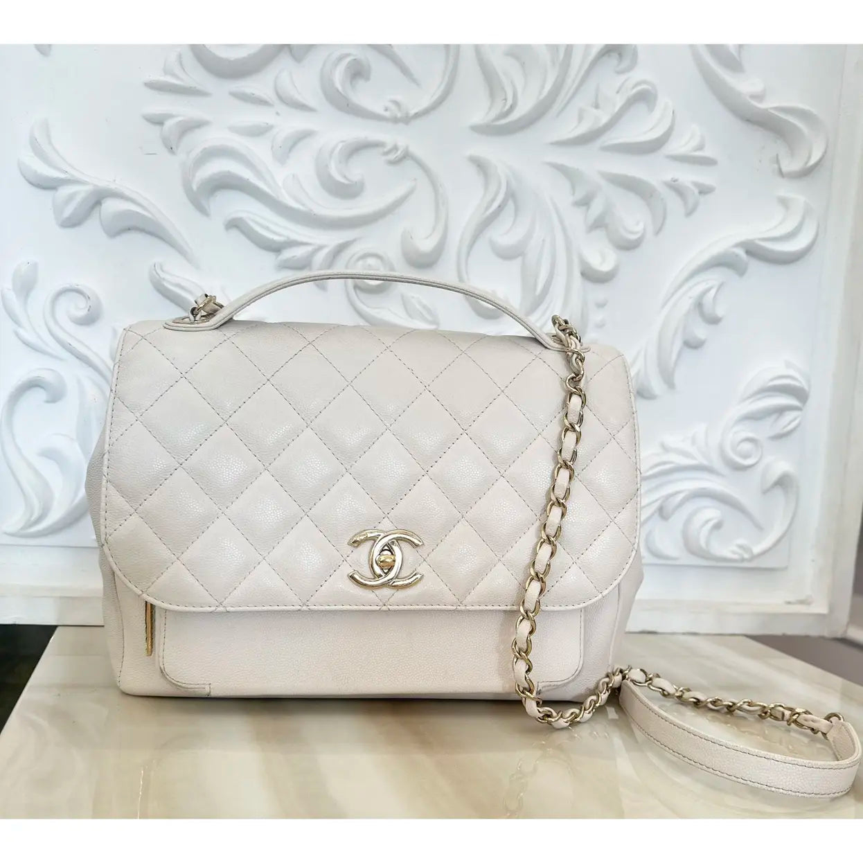 Chanel Coco Handle leather crossbody bag