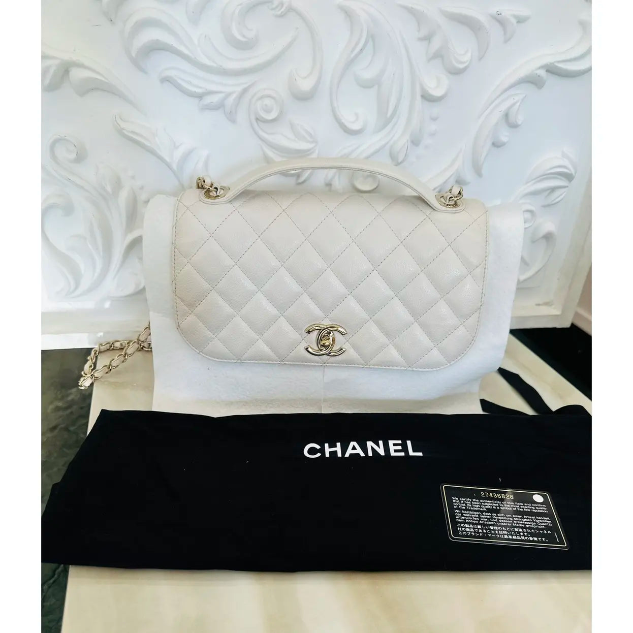 Chanel Coco Handle leather crossbody bag
