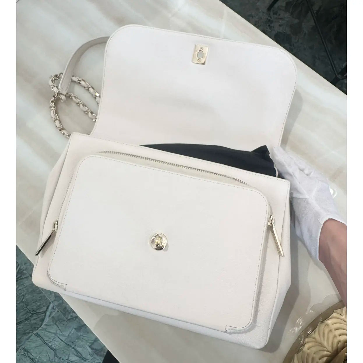 Chanel Coco Handle leather crossbody bag