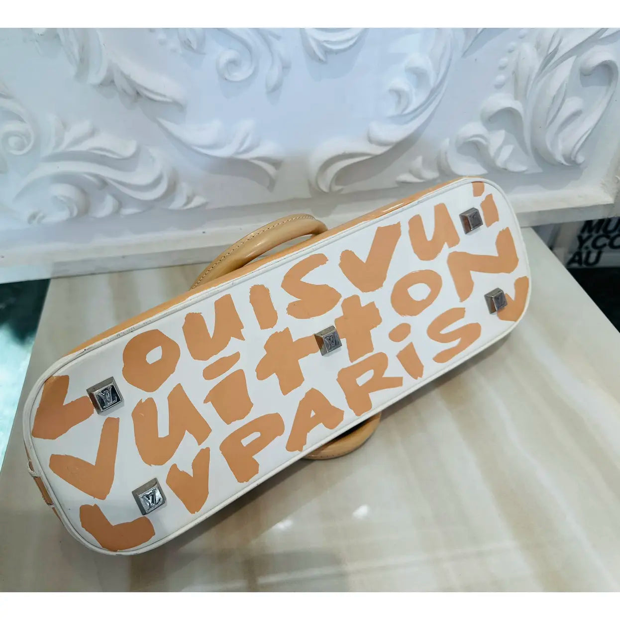 Alma Graffiti leather handbag