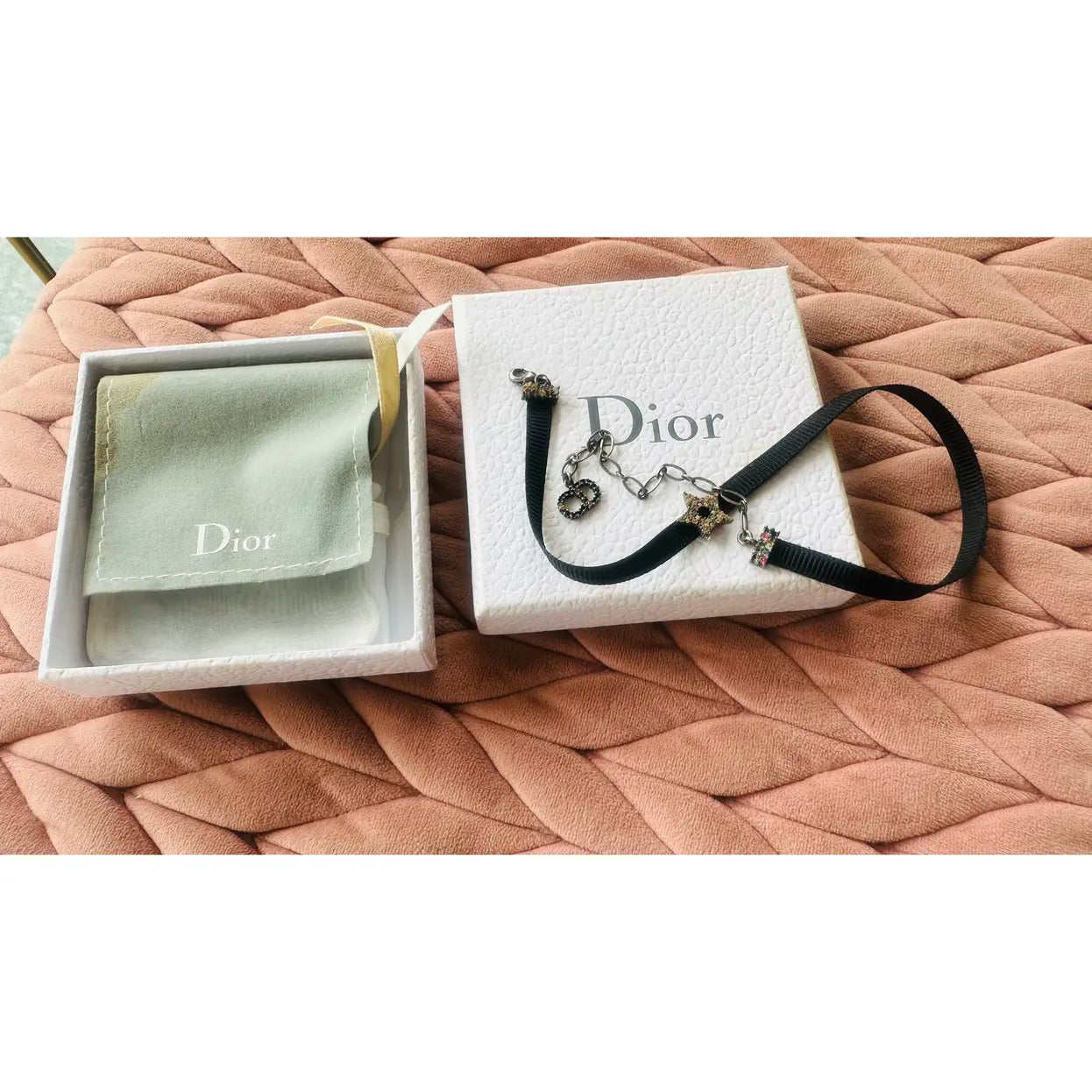 Dior J'adior cloth necklace