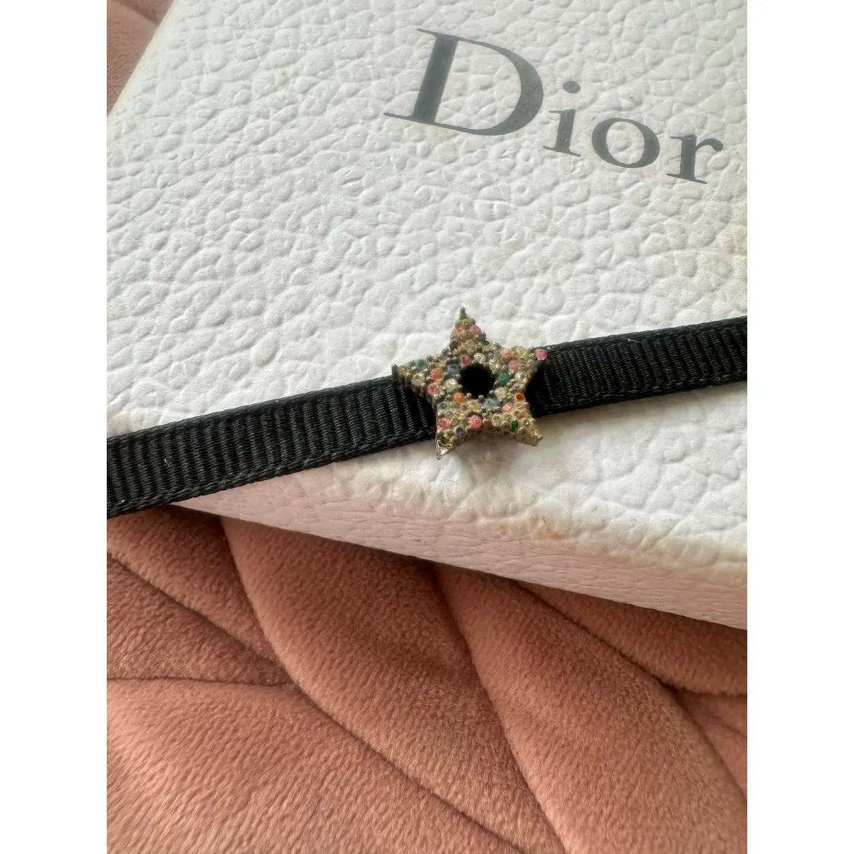 Dior J'adior cloth necklace