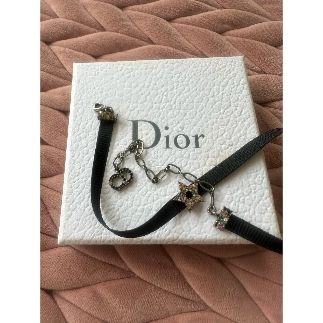 Dior J'adior cloth necklace
