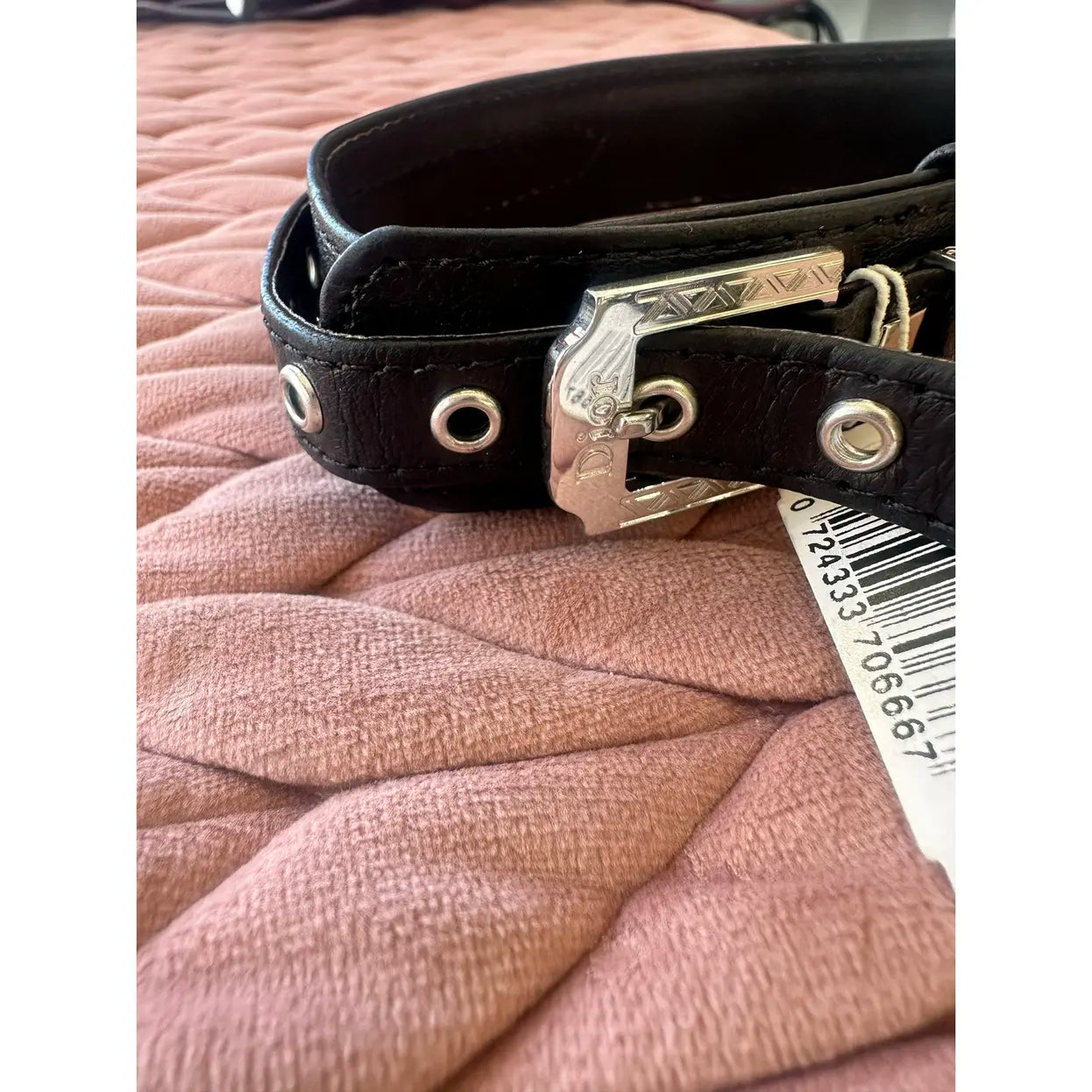 DIOR Leather necklace