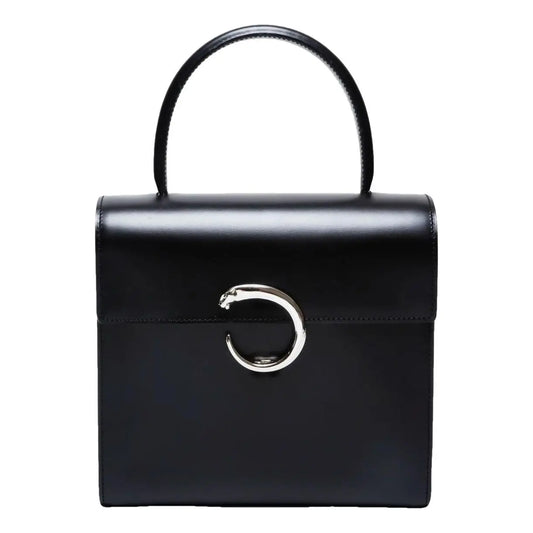 Panthère leather handbag