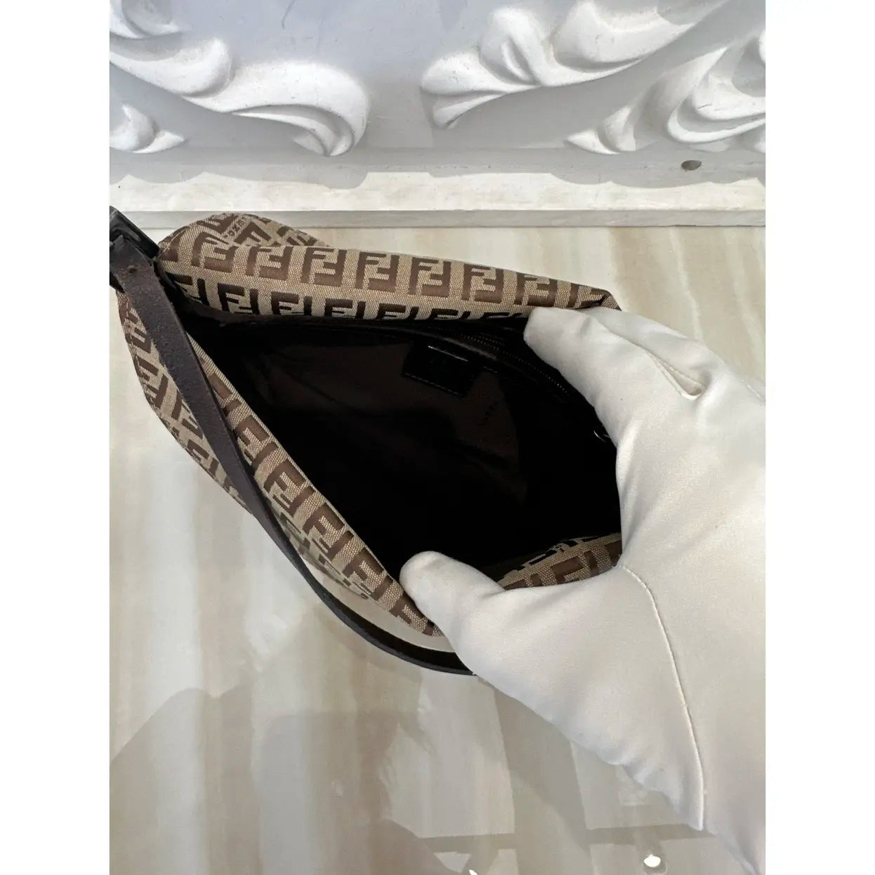 Fendi Baguette cloth handbag