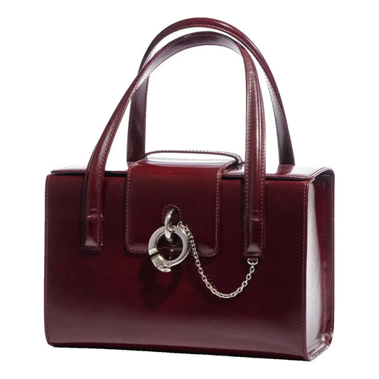 Panthère leather handbag