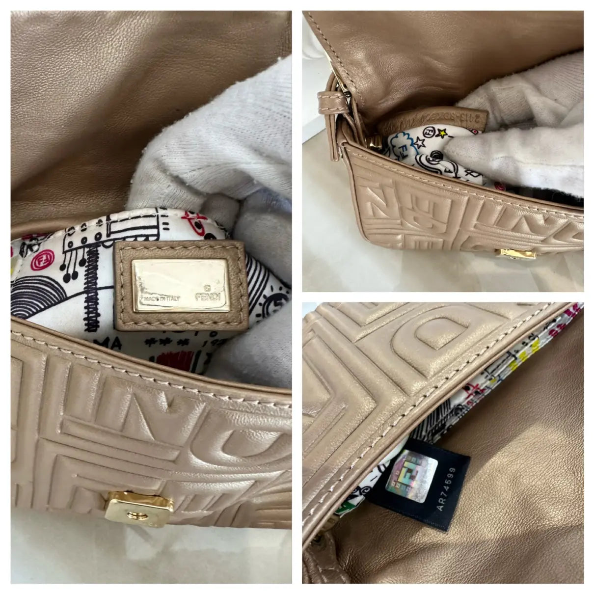 Fendi Baguette 1997 Re-Edition leather handbag