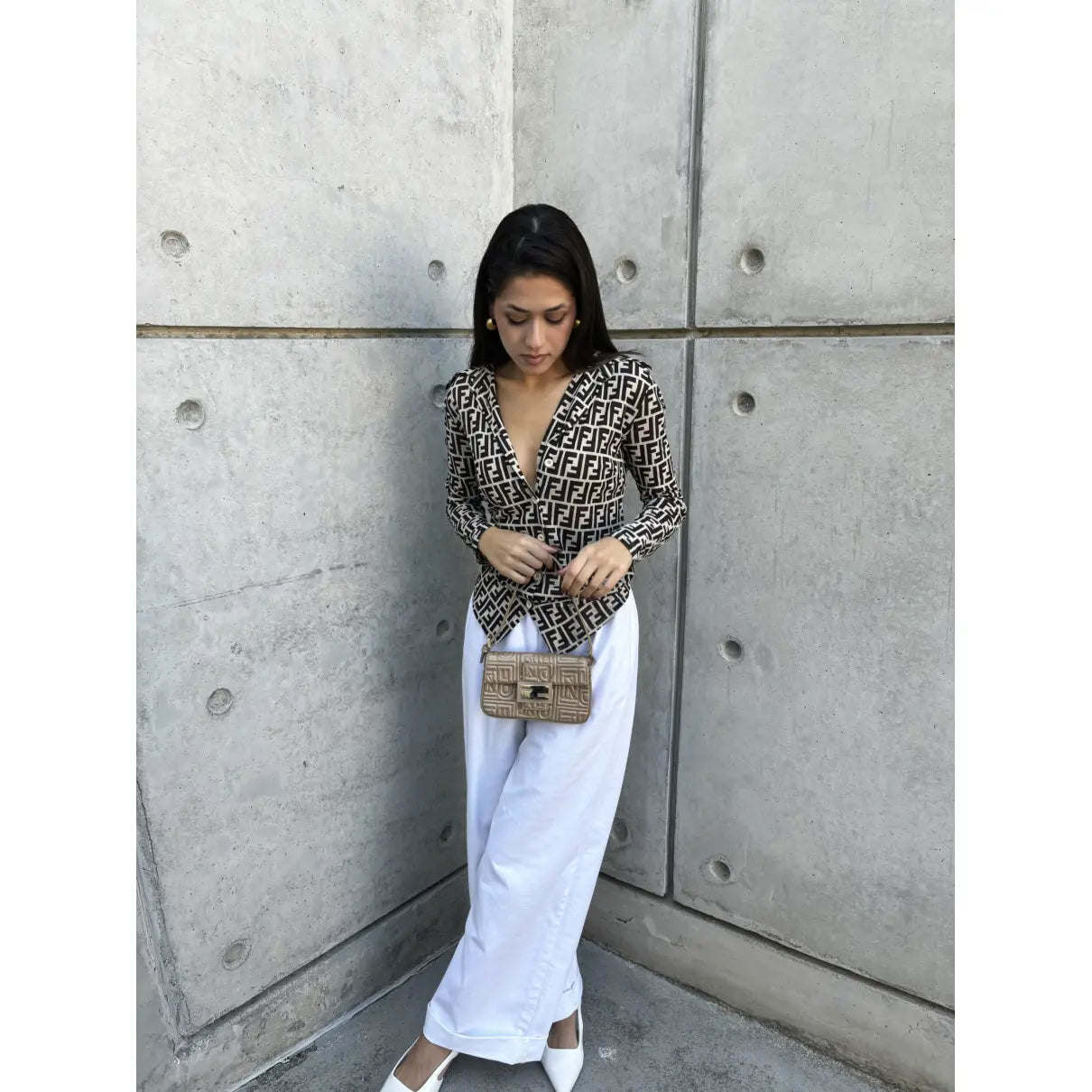 Fendi Baguette 1997 Re-Edition leather handbag