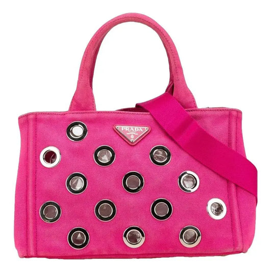 Prada Madras cloth handbag