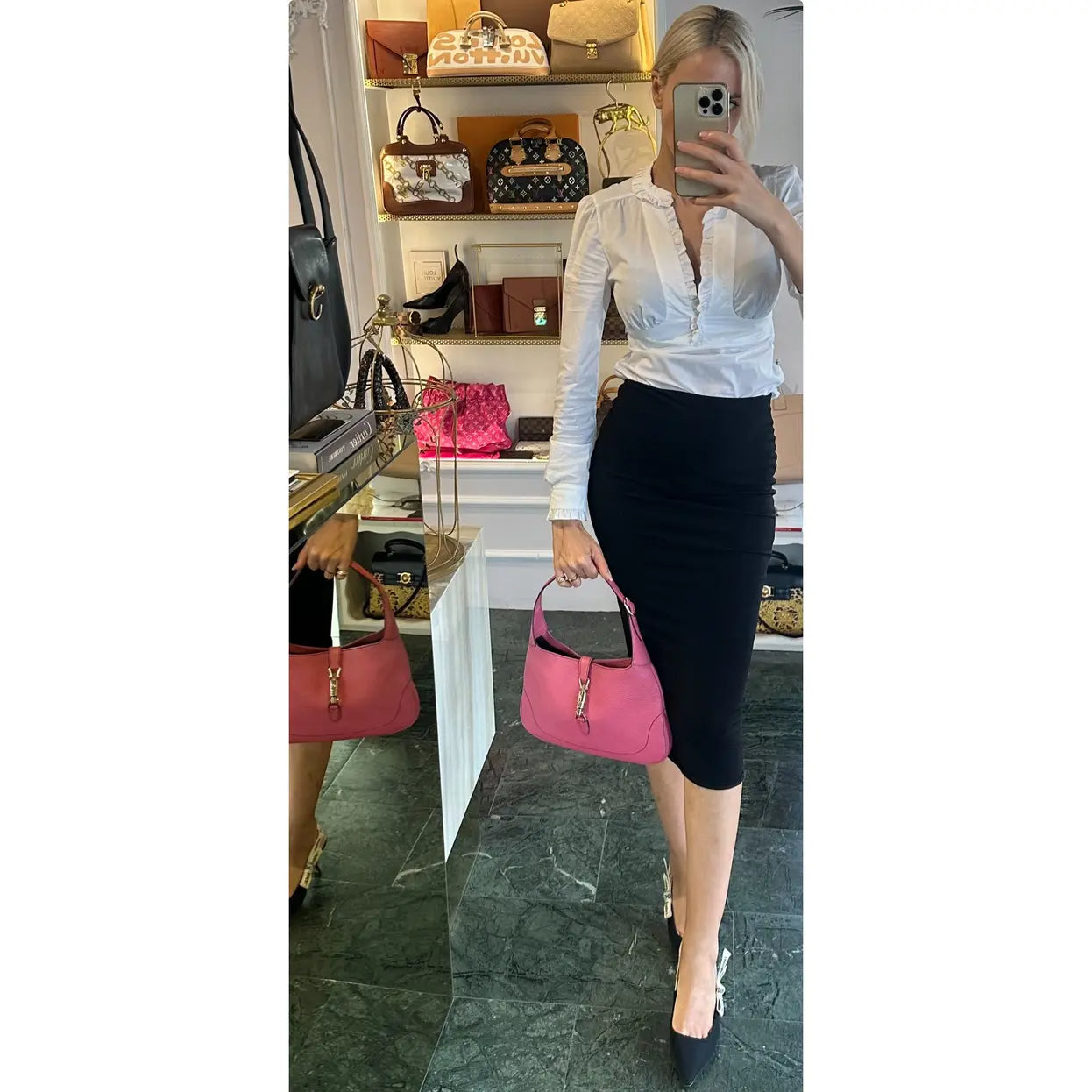 Jackie 1961 leather handbag