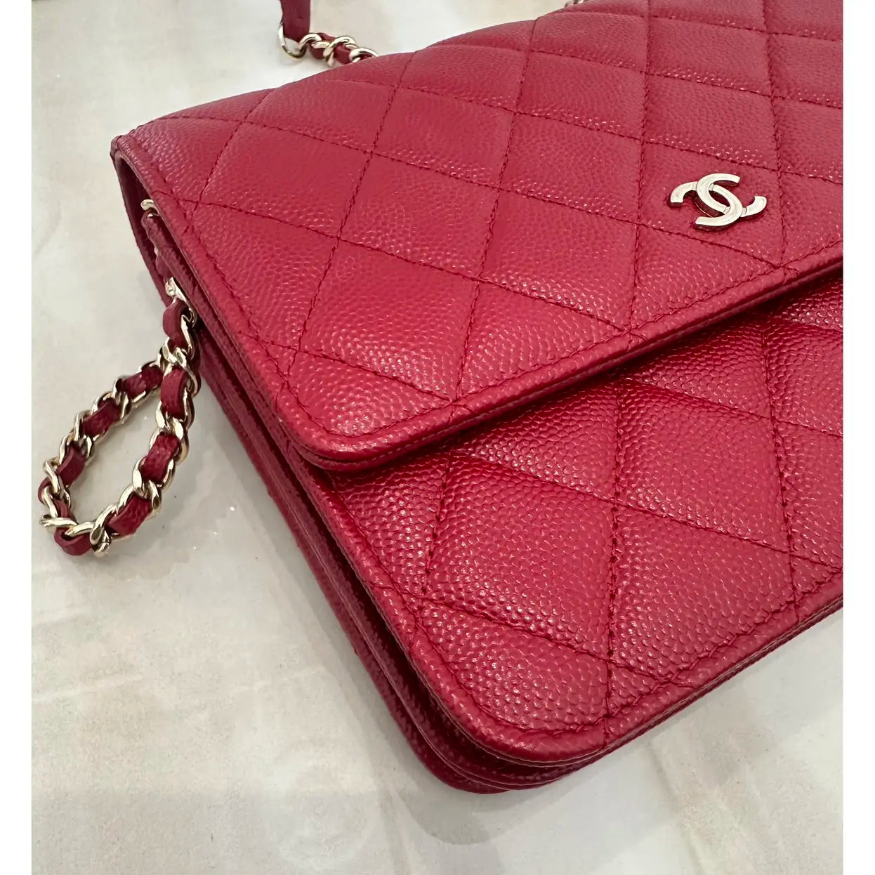 Wallet On Chain Timeless/Classique leather crossbody bag