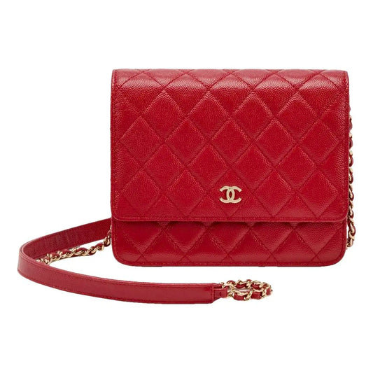 Wallet On Chain Timeless/Classique leather crossbody bag