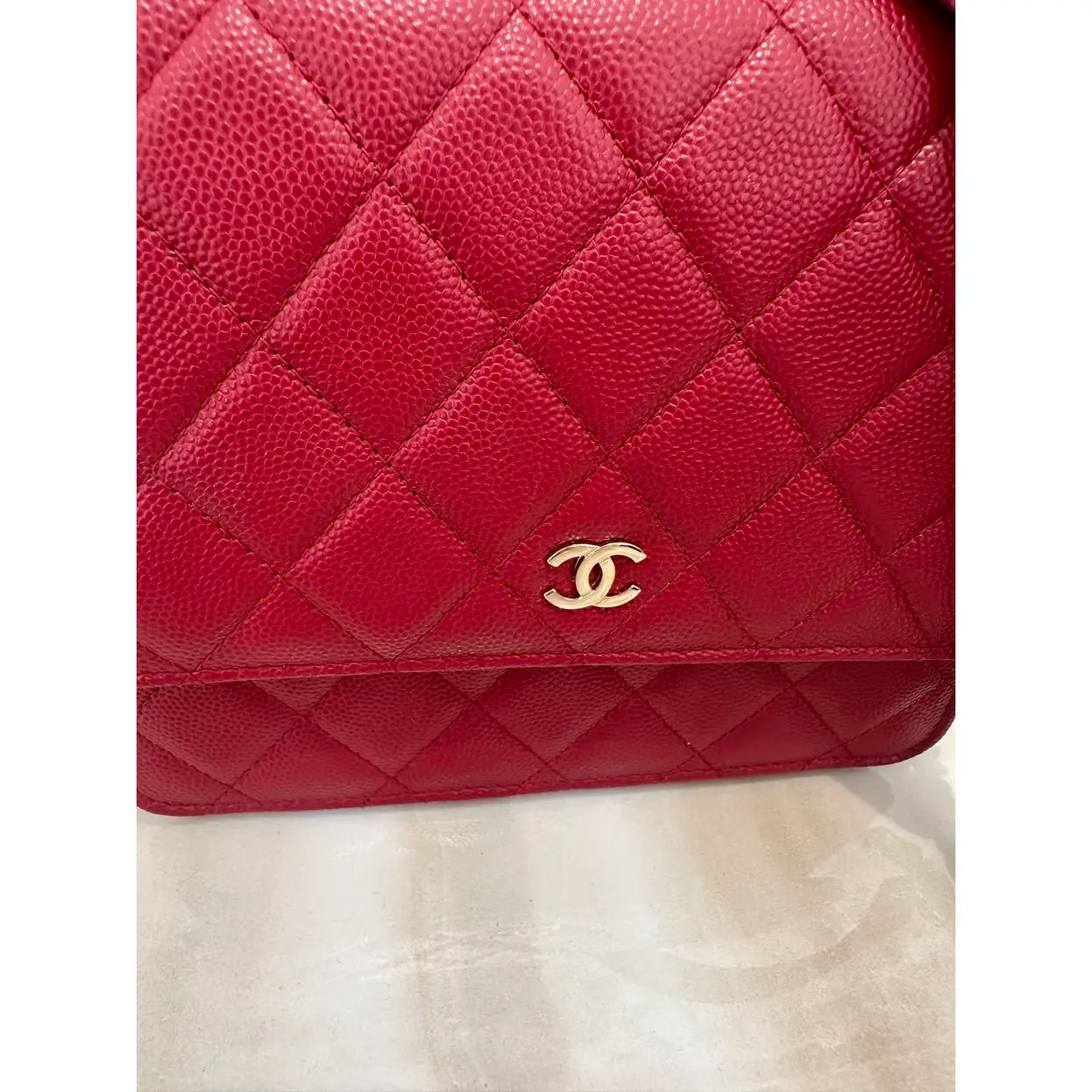 Wallet On Chain Timeless/Classique leather crossbody bag